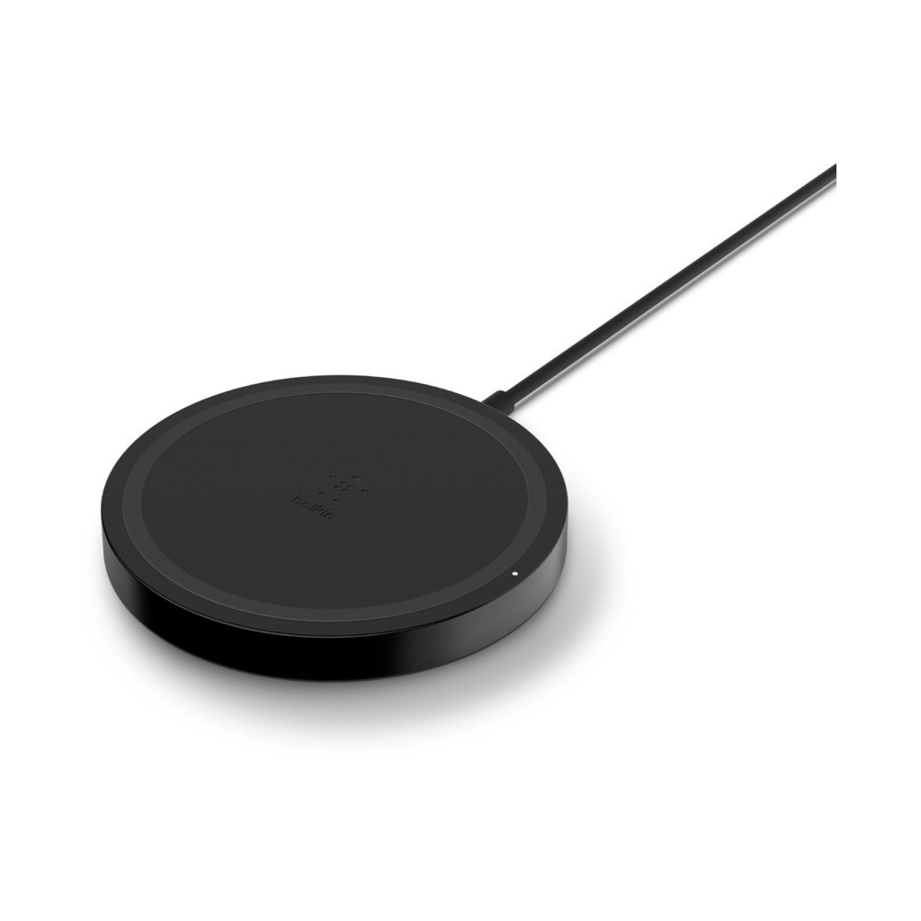 Зарядний пристрій Belkin Pad Wireless Charging Qi, 5W, black (F7U067VFBLK-APL)