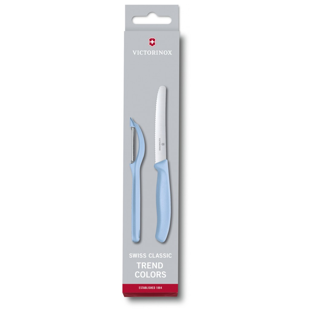 Набір ножів Victorinox SwissClassic Paring Set Universal Light Blue (6.7116.21L22)