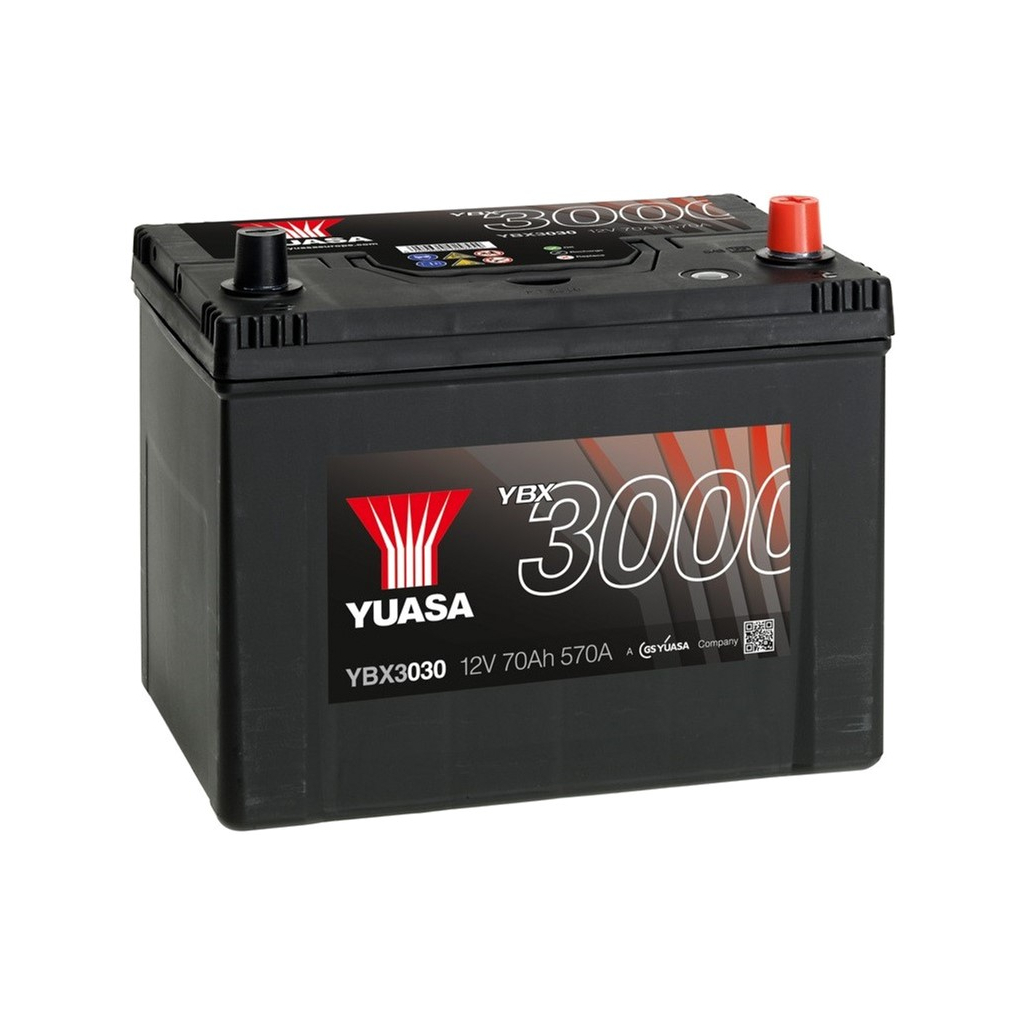 Акумулятор автомобільний Yuasa 12V 72Ah SMF Battery (YBX3030)