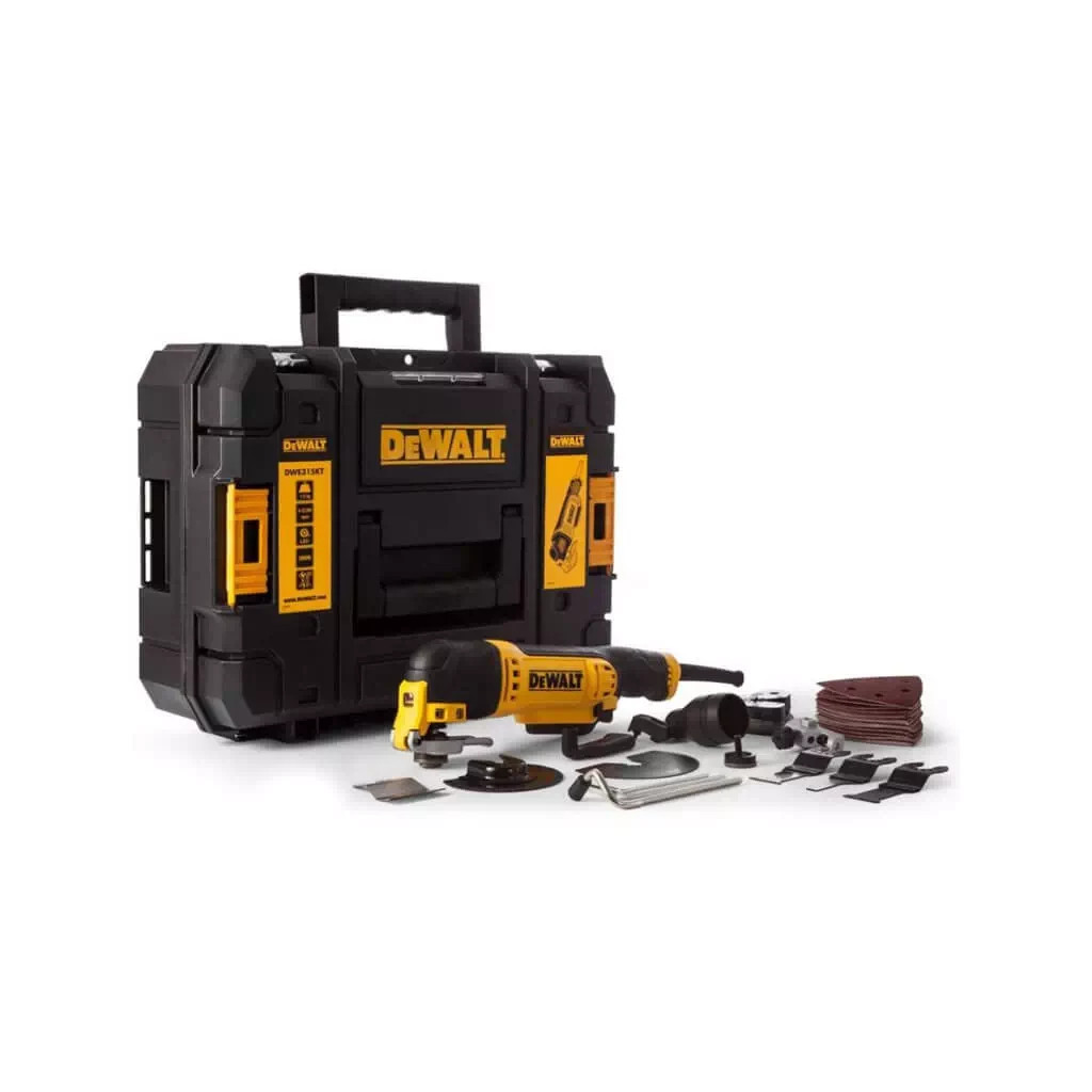 Реноватор DeWALT 300 Bт, 22000 кол/хв, кейс + насадки 8 шт. (DWE315KT)