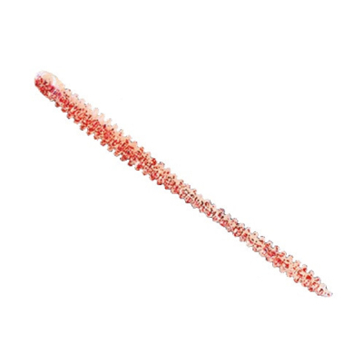 Силікон рибальський Nomura Glitter Rib Worm 120мм 3,5гр. цвет-061 (red glitter back) 6ш (NM71006112)