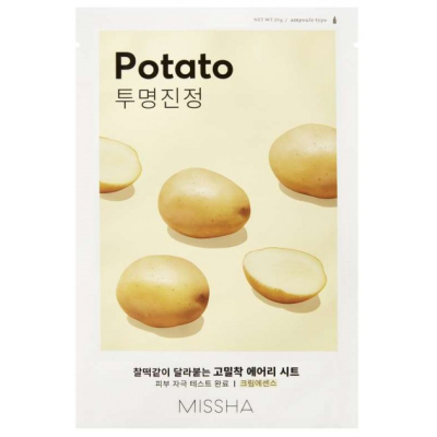 Маска для обличчя Missha Airy Fit Potato Sheet Mask Картопля 19 г (8809581454767)