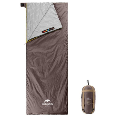 Спальний мішок Naturehike Summer надлегкий LW180 NH21MSD09 L (15C) M Brown (6927595777954-L)