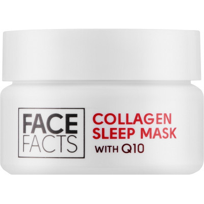 Маска для обличчя Face Facts Collagen & Q10 Sleep Mask Нічна з колагеном та коензимом Q10 50 мл (5031413917185)