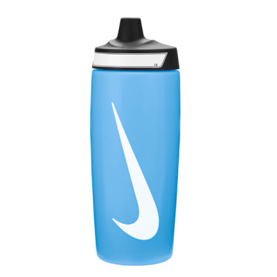 Пляшка для води Nike Refuel Bottle 18 OZ блакитний, чорний, білий 532 мл N.100.7665.422.18 (887791745033)