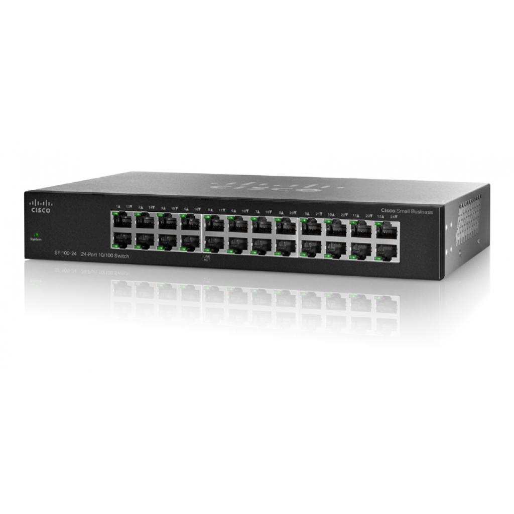 Комутатор мережевий Cisco SF100 (SF100-24-EU)