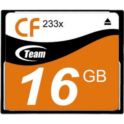 Карта пам'яті Team 16GB Compact Flash 233x (TCF16G23301)