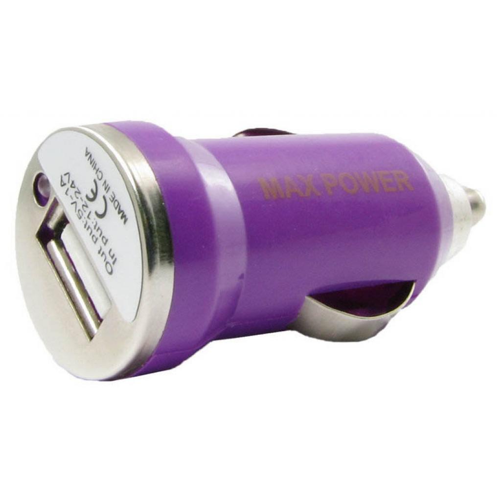 Зарядний пристрій Maxpower Mini 1A Violet (33838)