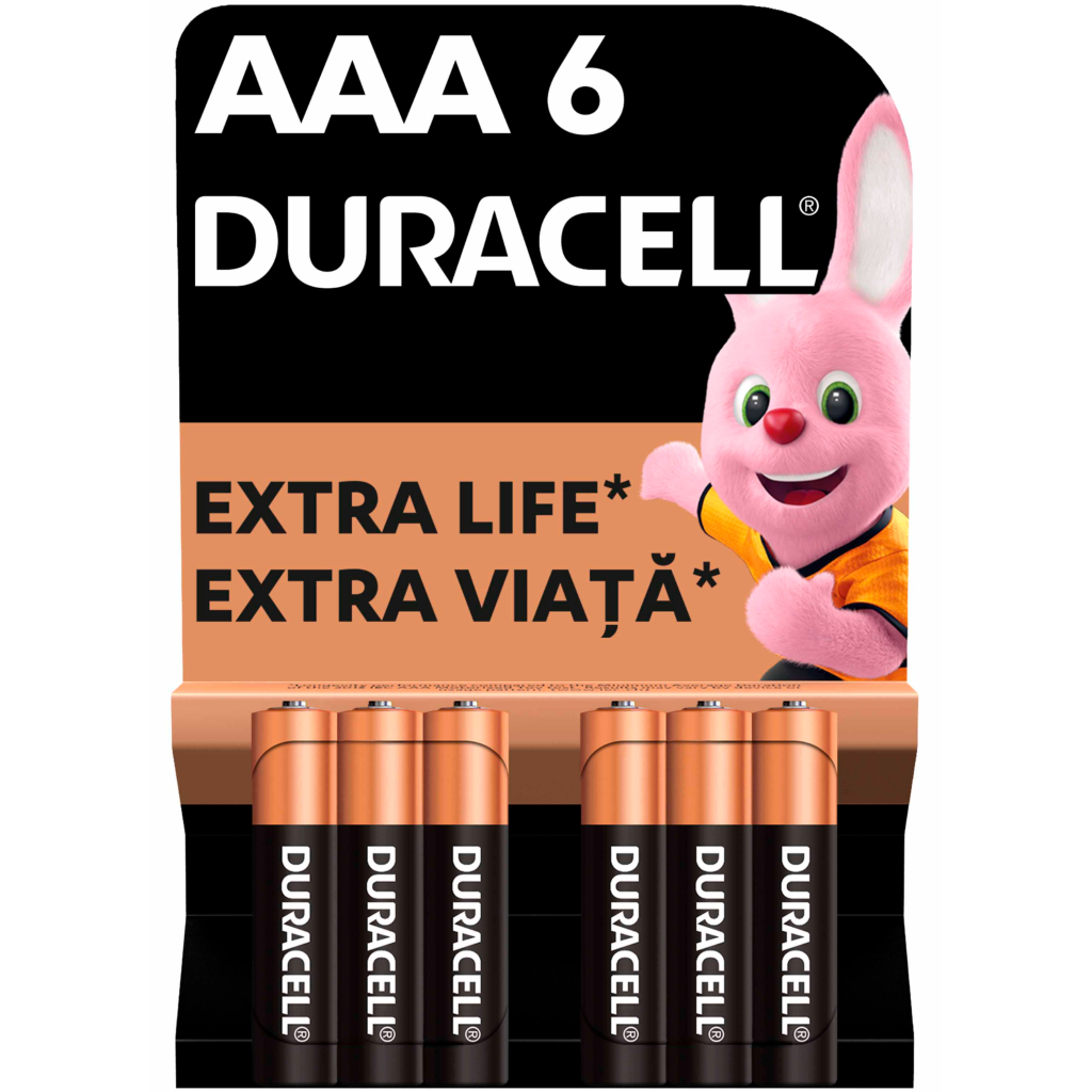 Батарейка Duracell AAA MN2400 LR03 * 6 (5000394107472 / 81483511)