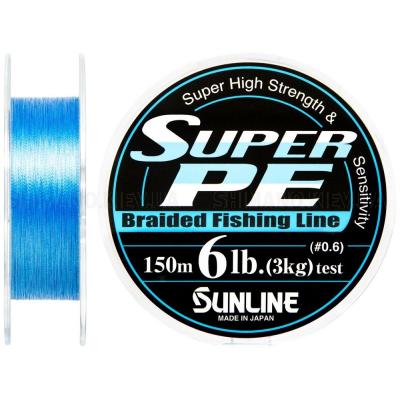 Шнур Sunline Super PE BlueBird special 150м (голуб.) 0.128мм 6LB/3кг (1658.05.52)