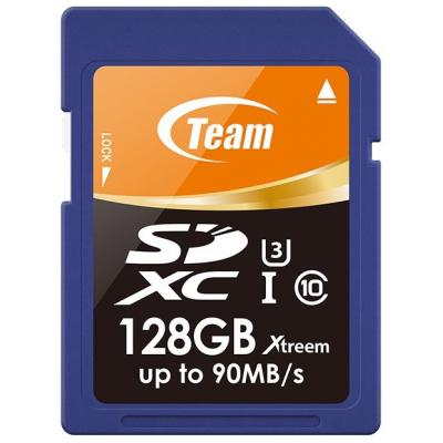 Карта пам'яті Team 128GB SDXC Class 10 UHS-I/U3 XTreem (TSDXC128GU301)