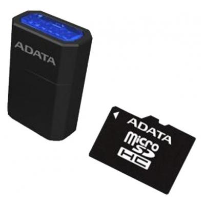 Карта пам'яті ADATA 8GB microSDHC Class 4 (AUSDH8GCL4-RM3BKBL)