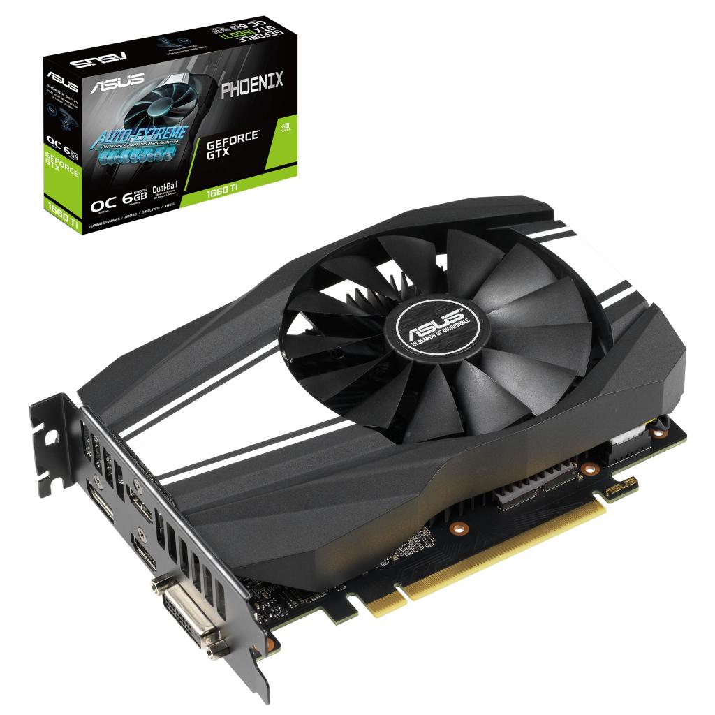 Відеокарта ASUS GeForce GTX1660 Ti 6144Mb PHOENIX (PH-GTX1660TI-6G)