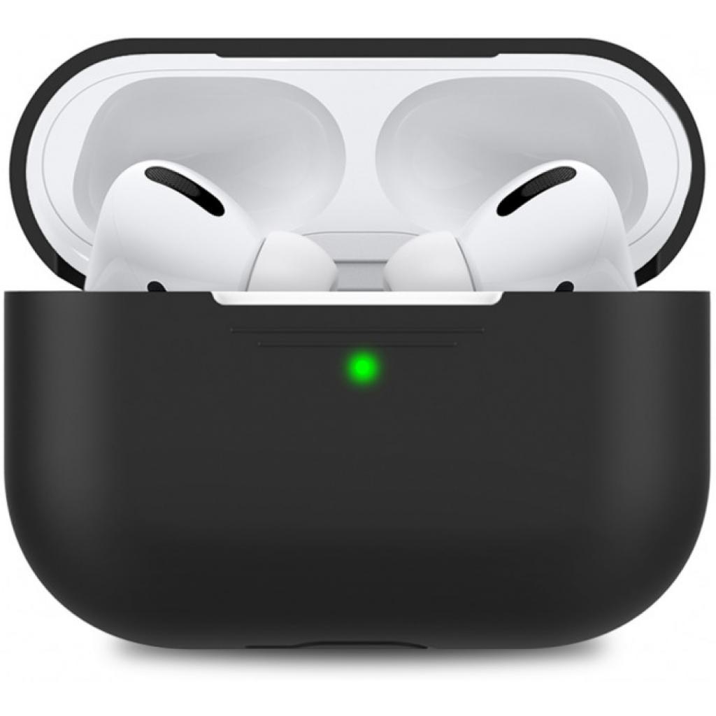 Чохол для навушників MakeFuture Apple AirPods Pro Silicone Black (MCL-AAPBK)