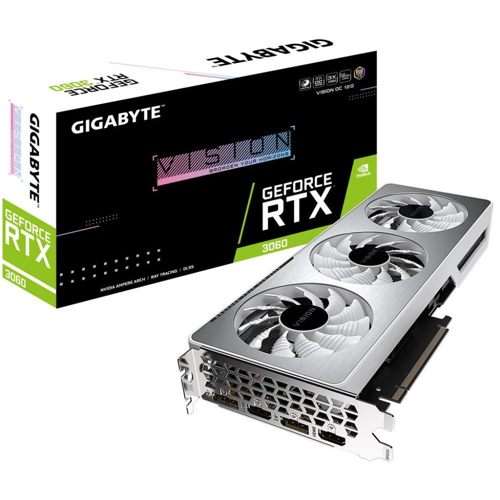 Відеокарта GIGABYTE GeForce RTX3060 12Gb VISION OC (GV-N3060VISION OC-12GD)