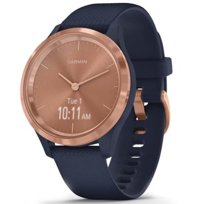 Смарт-годинник Garmin vivomove 3S, Rose Gold, Navy, Silicone (010-02238-23)