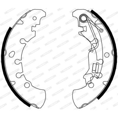 Гальмівні колодки FERODO FSB4076