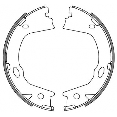 Гальмівні колодки REMSA 4657.00