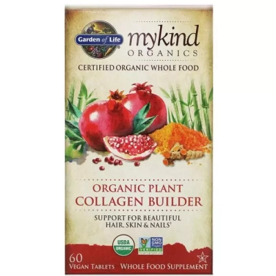 Вітамінно-мінеральний комплекс Garden of Life Органічний Колаген, Collagen Builder, MyKind Organics, 60 ве (GOL-12013)