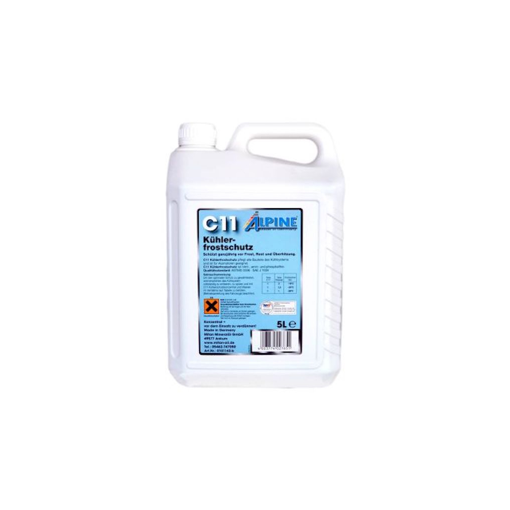 Антифриз Alpine C11 Kuhlerfrostschutz ready-mix -36C син, 5л (5,5кг.) (RM 1145B-5)