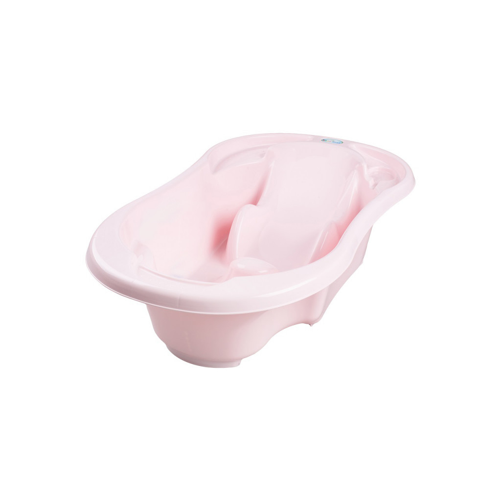 Ванночка Tega Baby Komfort TG-011 анатомічна з термометром (Tega TG-011-104 l.pink)