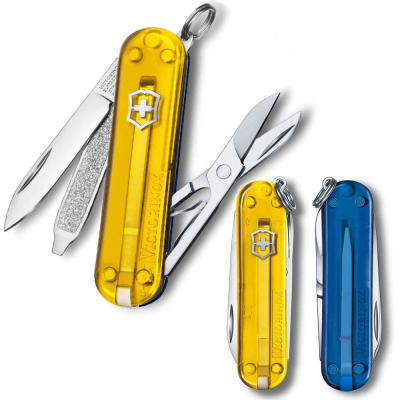 Ніж Victorinox Classic SD Ukraine Жовто-синій (0.6223.T81G.T2)