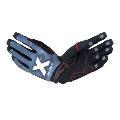 Рукавички для фітнесу MadMax MXG-102 X Gloves Black/Grey/White S (MXG-102-GRY_S)