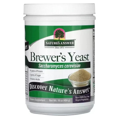 Вітамінно-мінеральний комплекс Nature's Answer Пивні дріжджі, Brewer's Yeast, 454 гр (NTA-16540)