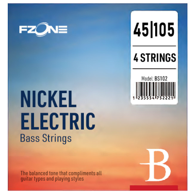 Струни для гітари Fzone Electric Bass Strings (45-105) (BS102)