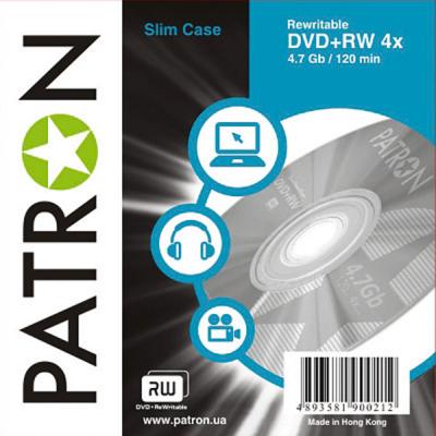 Диск DVD Patron 4.7Gb 4x SLIM CASE 10шт (INS-D027)