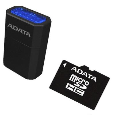 Карта пам'яті ADATA 16GB microSDHC Class 4 (AUSDH16GCL4-RM3BKBL)