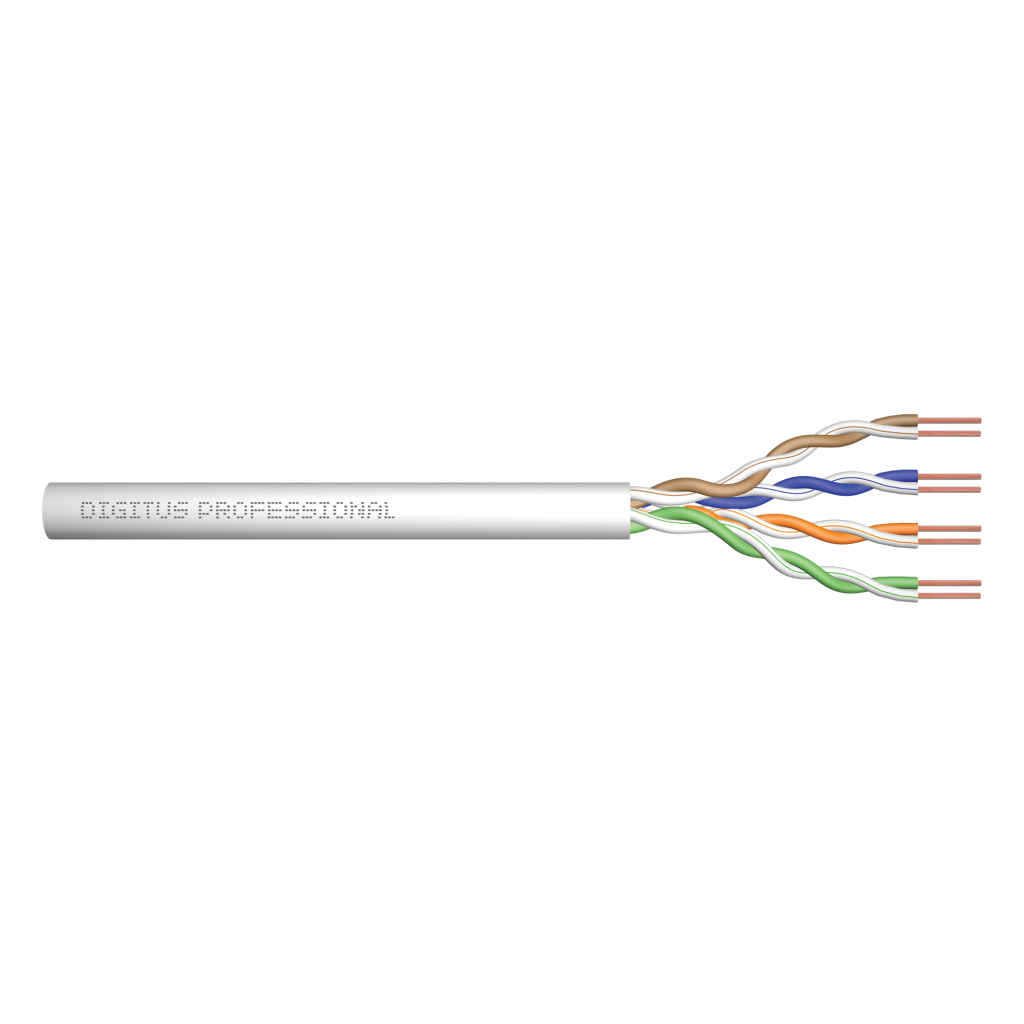 Кабель мережевий Digitus UTP 100м, cat 5e, CU, AWG24 (DK-1511-V-1-1)