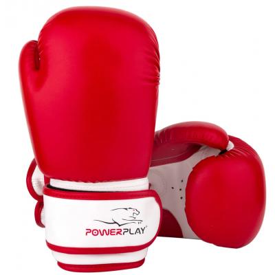 Боксерські рукавички PowerPlay 3004 JR 8oz Red/White (PP_3004JR_8oz_Red/White)