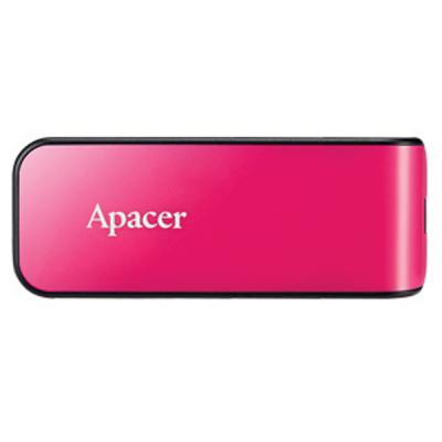 USB флеш накопичувач Apacer 8GB AH334 pink USB 2.0 (AP8GAH334P-1)