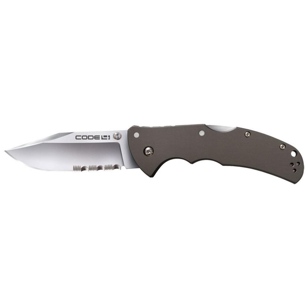 Ніж Cold Steel Code-4 Clip Point Half Serr. (58TPCH)