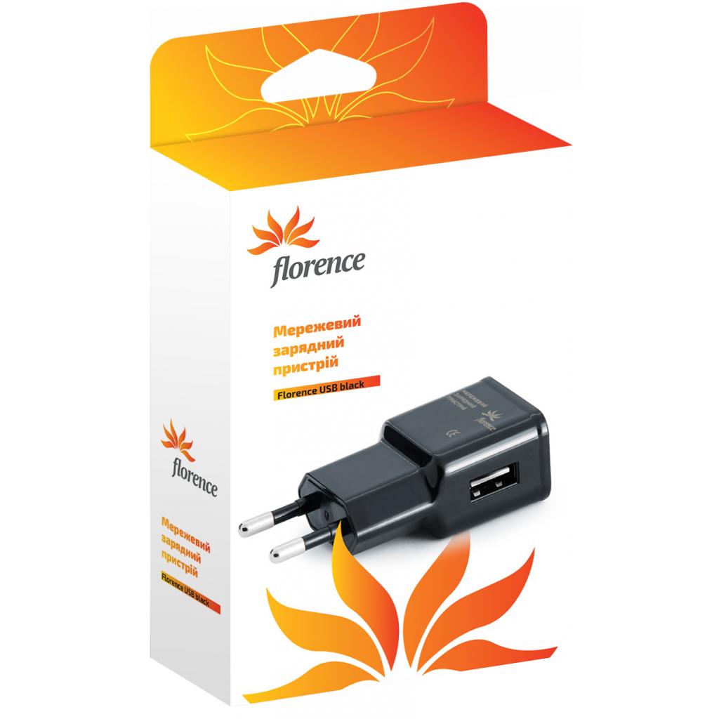 Зарядний пристрій Florence USB, 1A (TC10-USB)