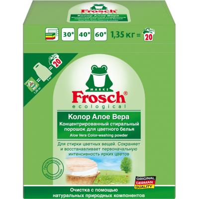 Пральний порошок Frosch Колор Алое Вера 1350 г (4001499145698)