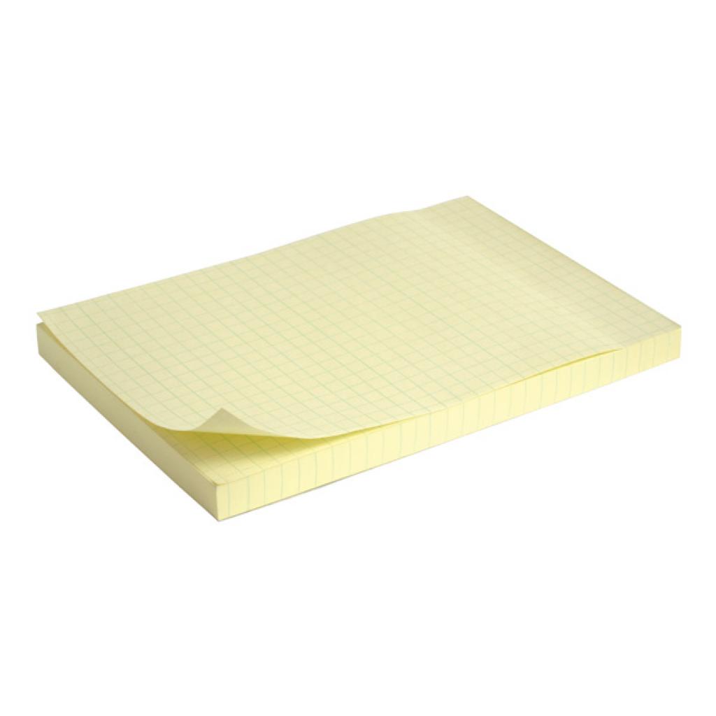 Папір для нотаток Axent with adhesive layer 100x150мм,100sheets.square,pastel yellow (2330-02-А)