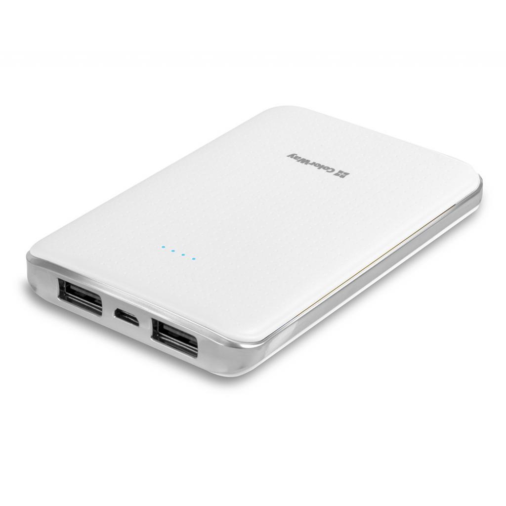 Батарея універсальна ColorWay 5000 mAh White (CW-PB050LPA2W)