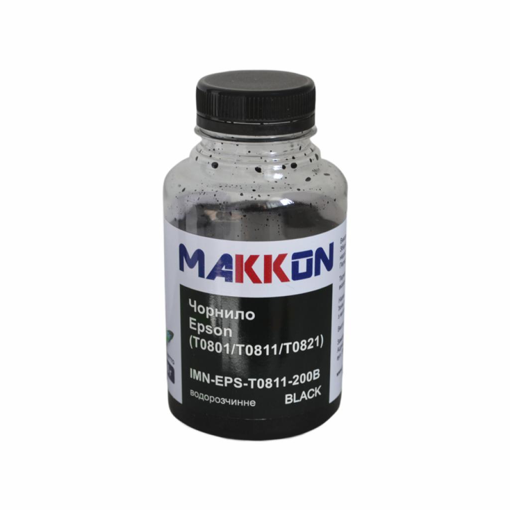 Чорнило Makkon Epson T0801/T0811/T0821 200г black (IMN-EPS-T0811-200B)