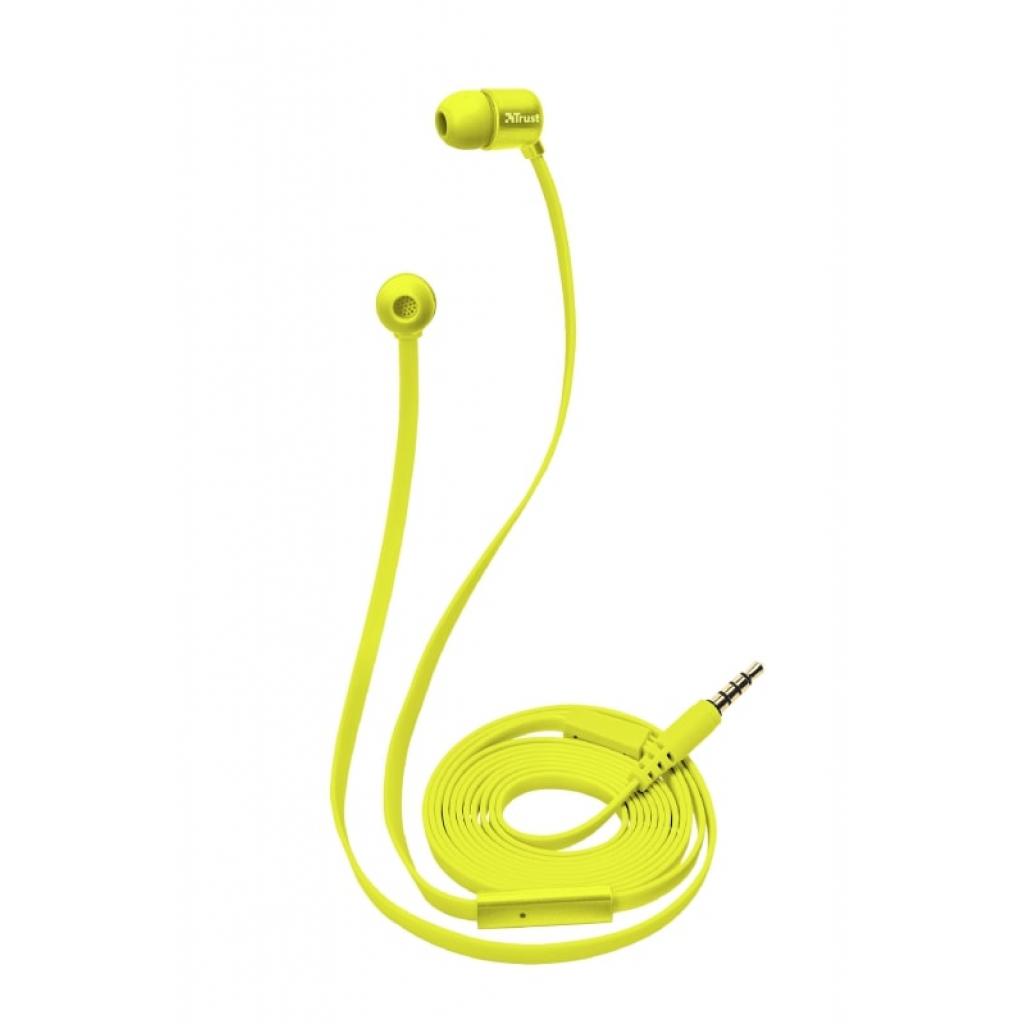 Навушники Trust Duga Mic Neon Yellow (22744)