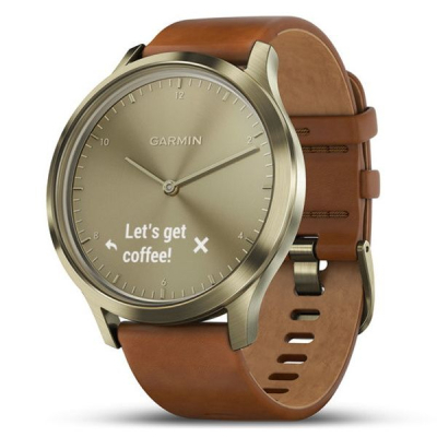 Смарт-годинник Garmin vivomove HR, E EU, Premium, Gold-Gold, S/M (010-01850-25)