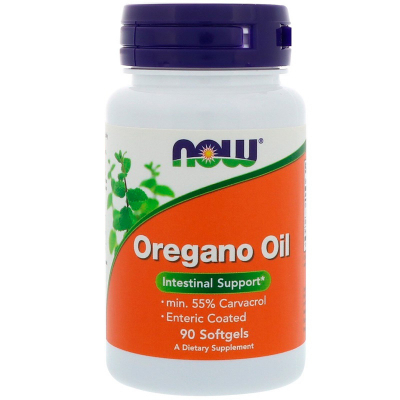 Трави Now Foods Масло Орегано, Oregano Oil, 90 гелевих капсул (NOW-04732)