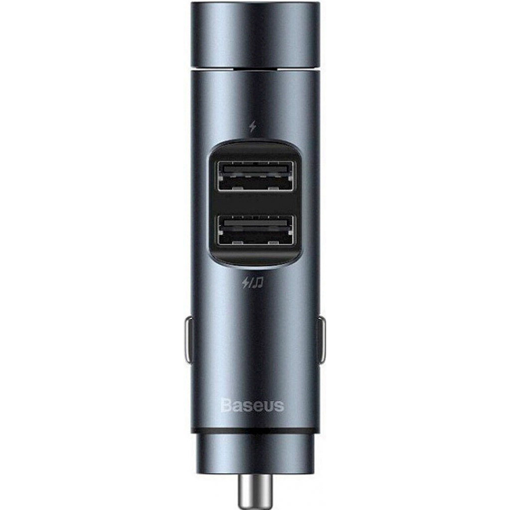 FM модулятор Baseus Energy Column MP3 Charger Dark grey (CCNLZ-0G)