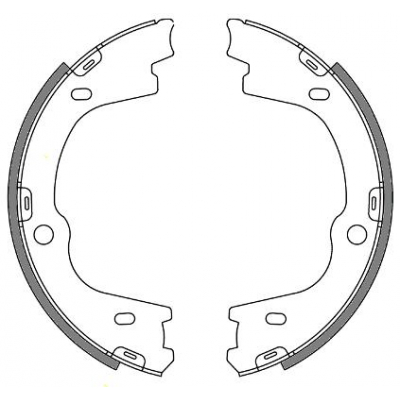 Гальмівні колодки REMSA 4673.00