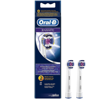 Насадка для зубної щітки Oral-B 3D White EB 18 (2)