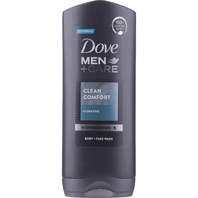 Гель для душу Dove Men+Care Чистота та комфорт 250 мл (8717644627624/8717163766330)