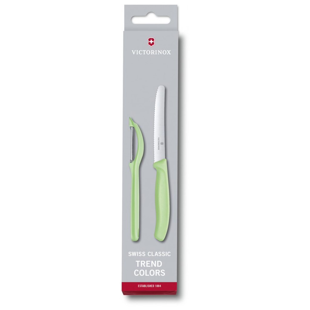 Набір ножів Victorinox SwissClassic Paring Set Universal Light Green (6.7116.21L42)