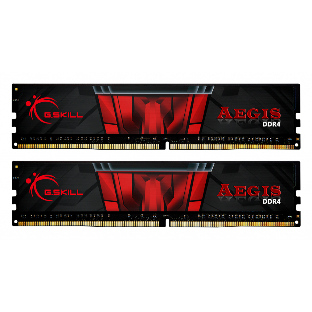 Модуль пам'яті для комп'ютера DDR4 32GB (2x16GB) 2666 MHz Aegis G.Skill (F4-2666C19D-32GIS)