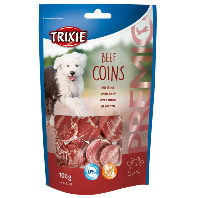 Ласощі для собак Trixie Premio Beef Coins з яловичиною 100 г (4011905317069)